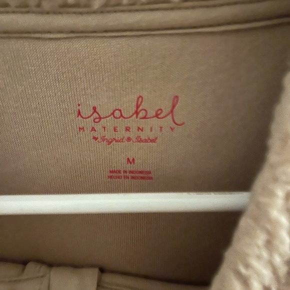 Isabel Maternity NWT Sherpa style pull over size medium - Picture 2 of 3